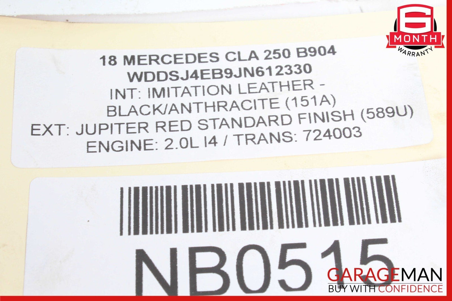 14-20 Mercedes W117 CLA250 Rear Left / Right Side Suspension Lower Control Arm