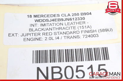 14-20 Mercedes W117 CLA250 Rear Left / Right Side Suspension Lower Control Arm