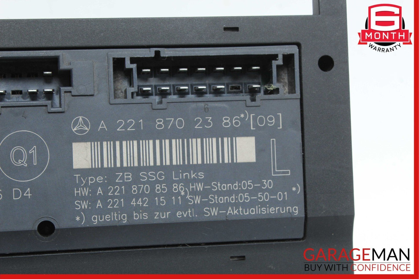 07-13 Mercedes W221 S450 S550 Front Left Driver Side Under Seat Control Unit OEM
