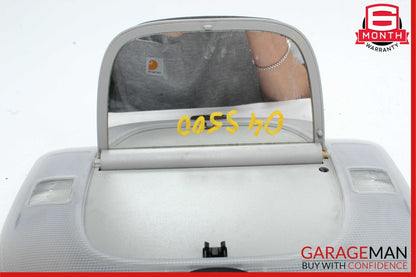 00-06 Mercedes W220 S500 S65 AMG Rear Left / Right Dome Light Mirror Assy Wood