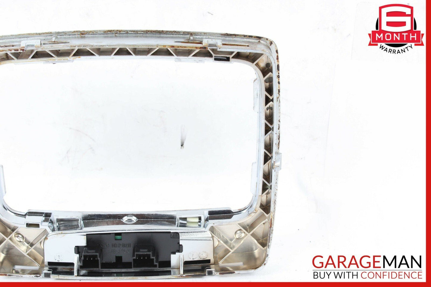 08-14 Mercedes C300 GLK350 E350 Center Console Shift Shifter Bezel Trim Silver