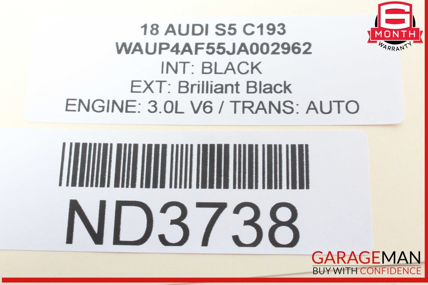 18-24 Audi S5 A5 Automatic Transmission Gear Shifter Selector w/ Knob 8W1713041H