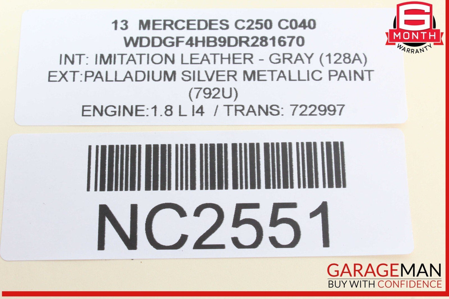 12-14 Mercedes W204 C250 C300 C350 Dash AC A/C Air Vent Grill Right Side OEM