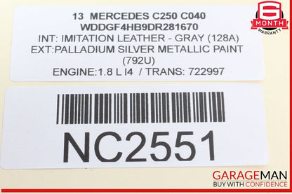 12-14 Mercedes W204 C250 C300 C350 Dash AC A/C Air Vent Grill Right Side OEM
