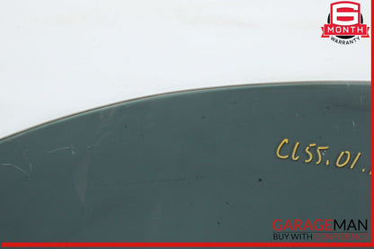 00-06 Mercedes W215 CL55 AMG CL500 Front Right Side Door Window Auto Glass OEM