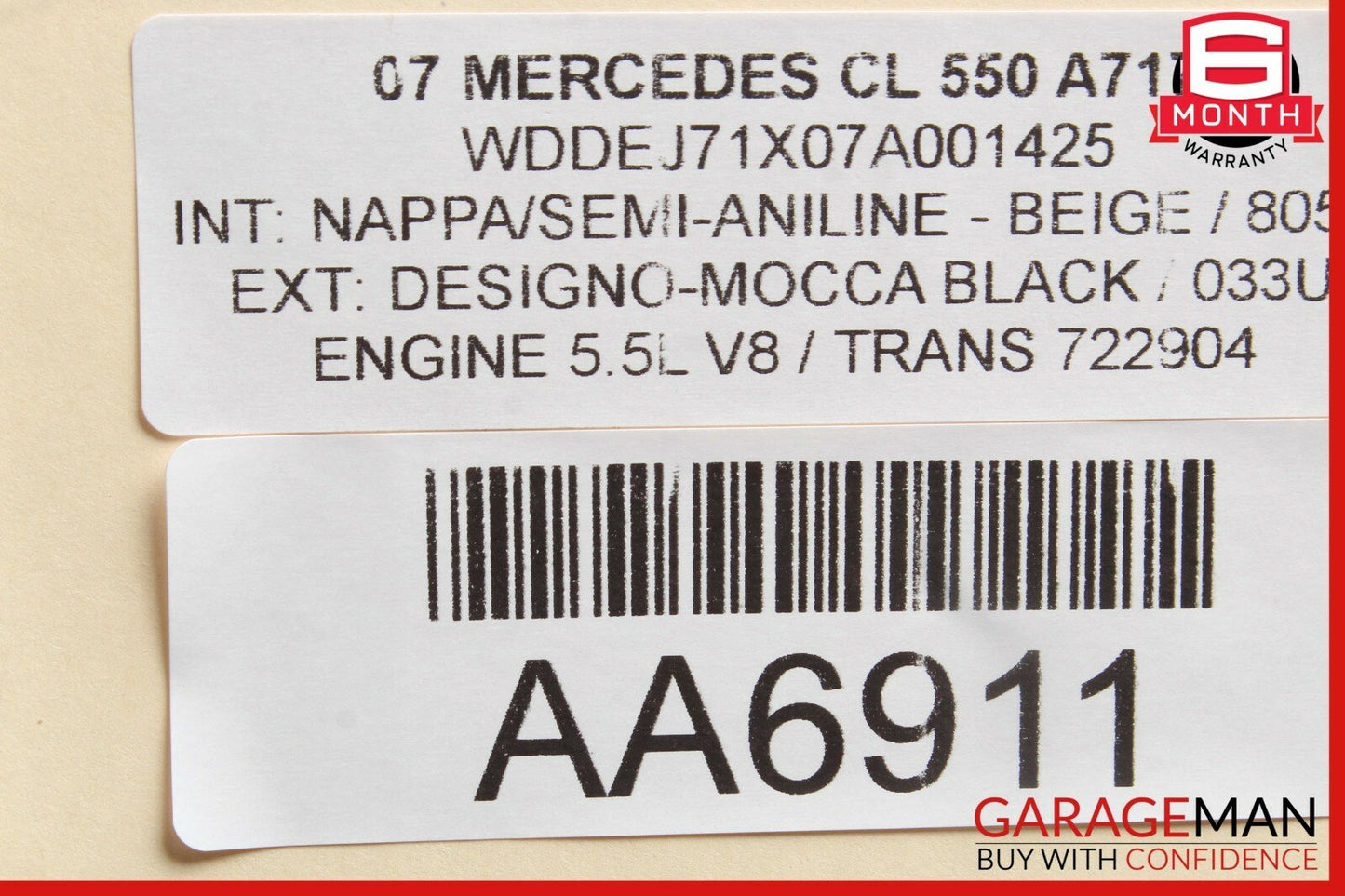 07-14 Mercedes W221 S600 CL65 ABC Rear Hydraulic Valve Block Suspension Pump OEM