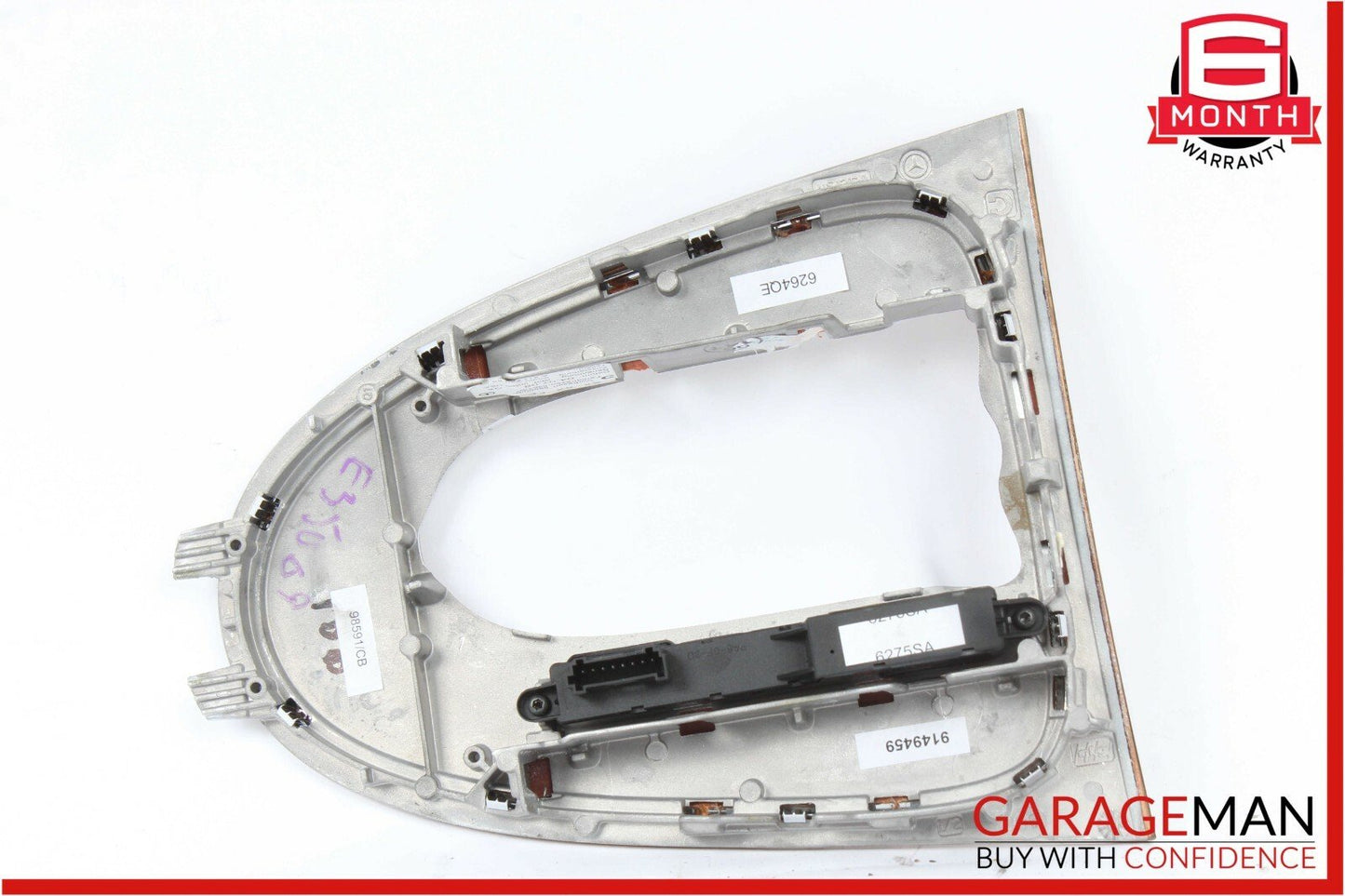 06-11 Mercedes W211 E350 CLS550 Center Console Shifter Trim Bezel Cover Wood OEM