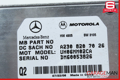 06-12 Mercedes GL450 SL550 CLS550 E350 Communication Control Module Unit