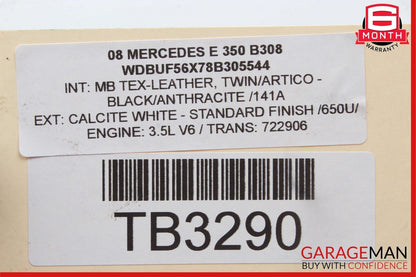 07-11 Mercedes W211 E350 CLS550 E63 AMG ABS Anti Lock Brake Pump Hydraulic OEM