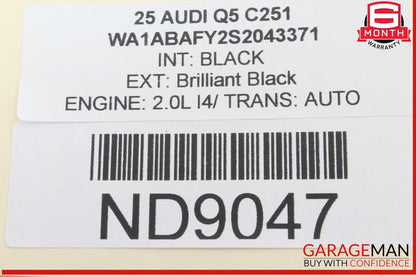 17-25 Audi Q5 A5 S5 RS5 Rear Left Driver Side Bind Spot Radar Sensor Module OEM