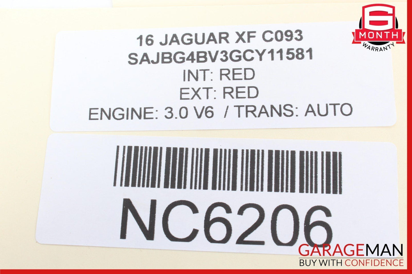 16-20 Jaguar XF Front Lane Change Assist Camera Module GX6319H406BF OEM