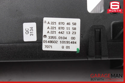 07-13 Mercedes W221 S550 CL550 A/C AC Heater Climate Control Switch Module OEM