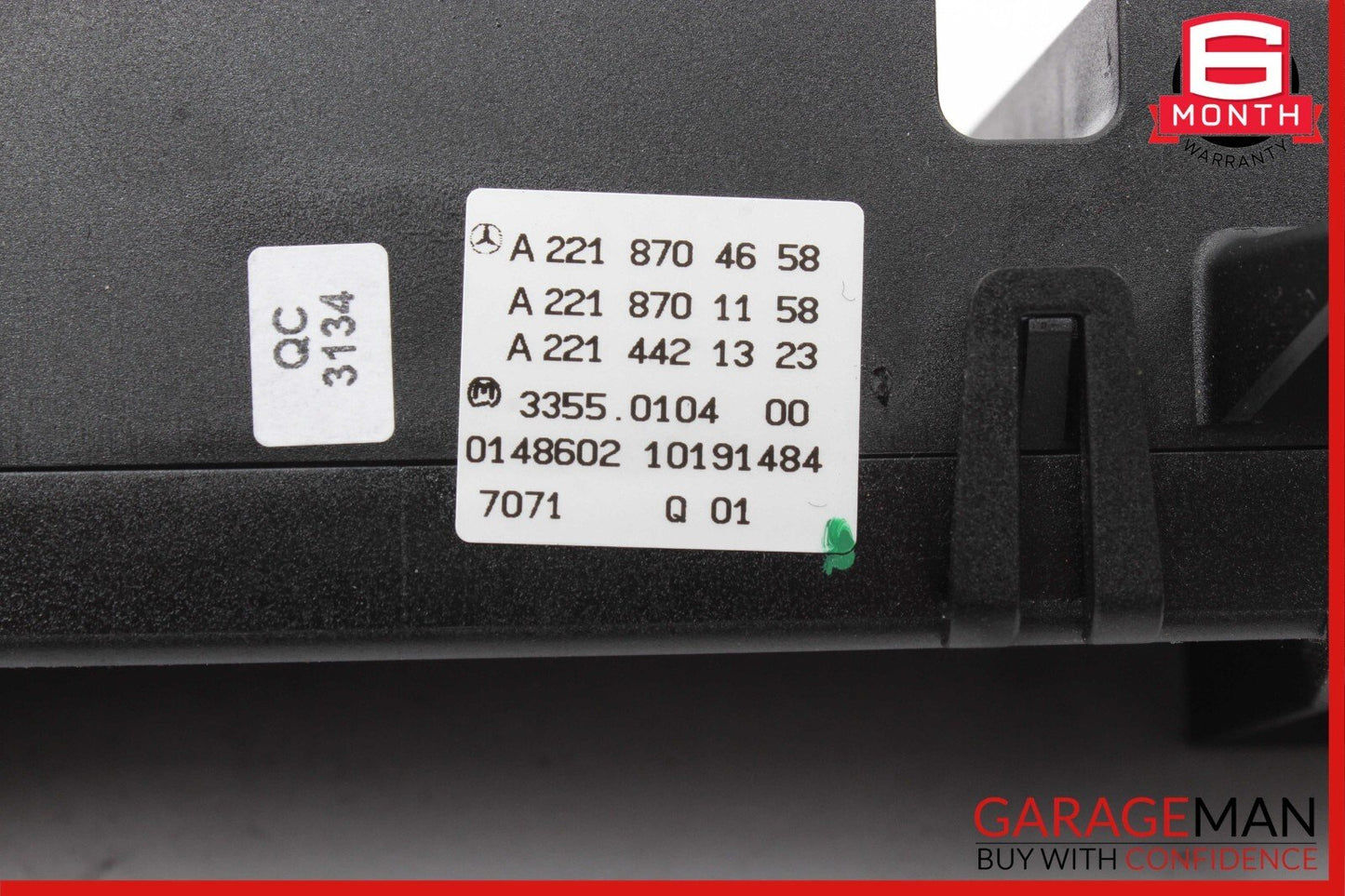 07-13 Mercedes W221 S550 CL550 A/C AC Heater Climate Control Switch Module OEM