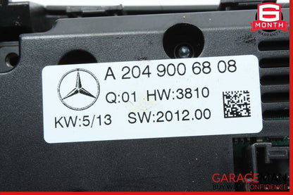 12-14 Mercedes W204 C300 AC A/C Climate Temperature Heater Switch Control Panel