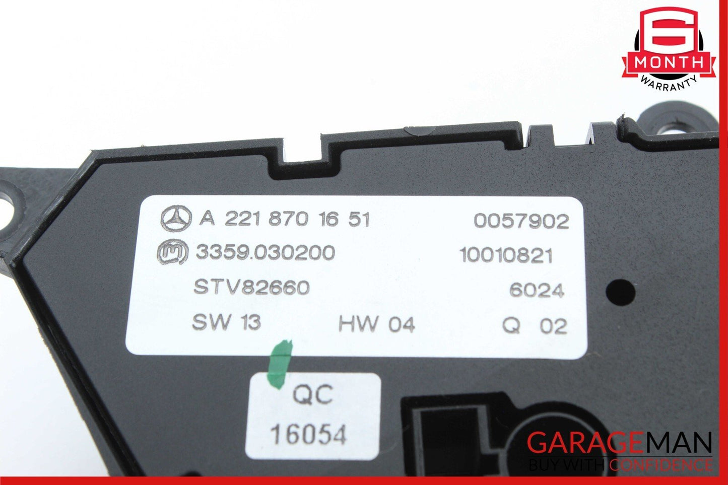 07-13 Mercedes S450 S550 CL600 Front Left Side Seat Adjust Control Memory Switch
