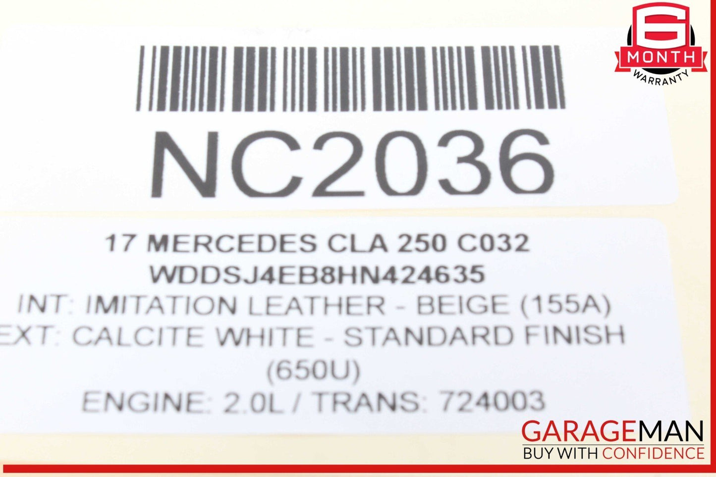 14-19 Mercedes W117 CLA250 CLA180 Rear Left / Right Forward Wishbone Control Arm