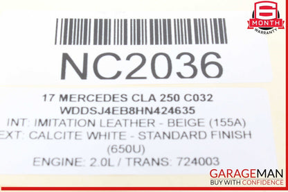 14-19 Mercedes W117 CLA250 CLA180 Rear Left / Right Forward Wishbone Control Arm
