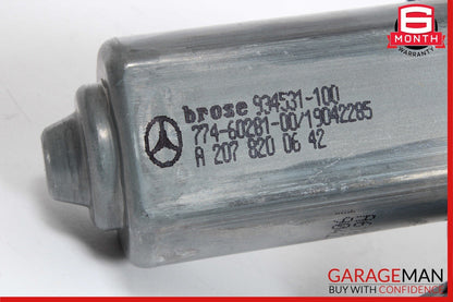 10-20 Mercedes W218 CLS500 Front Left Window Regulator Motor 2078200642 OEM