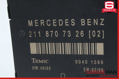 03-09 Mercedes W211 E350 E63 AMG Front Left Driver Side Door Control Module Unit