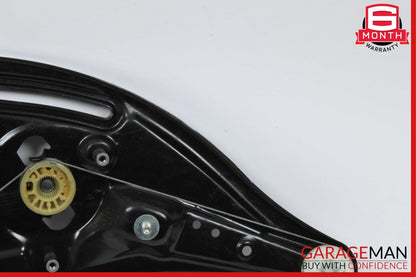 10-16 Mercedes W207 E350 Coupe Rear Right Door Regulator Window Frame w/o Motor