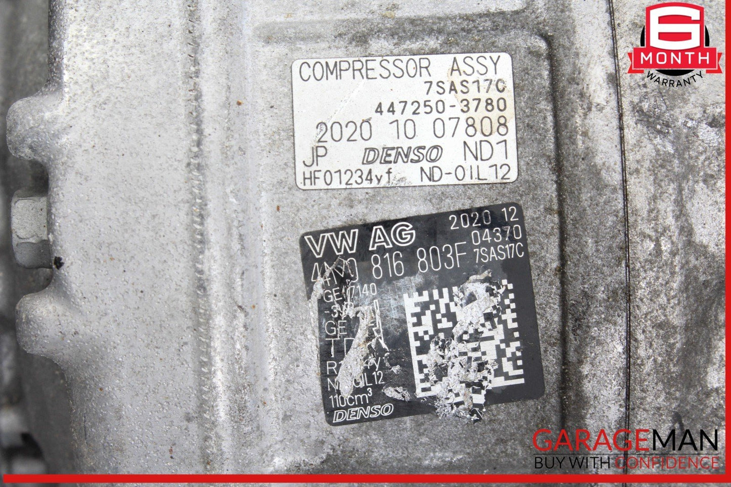 19-24 Audi Q7 AC A/C Air Conditioning Compressor Denso 4M0816803F OEM