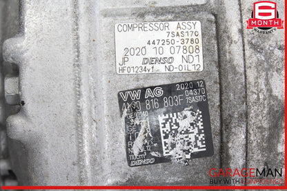 19-24 Audi Q7 AC A/C Air Conditioning Compressor Denso 4M0816803F OEM