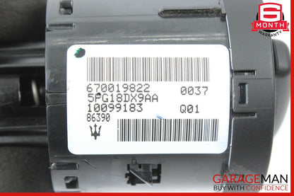 14-18 Maserati Quattroporte Dash Headlight Head Light Lamp Control Switch OEM