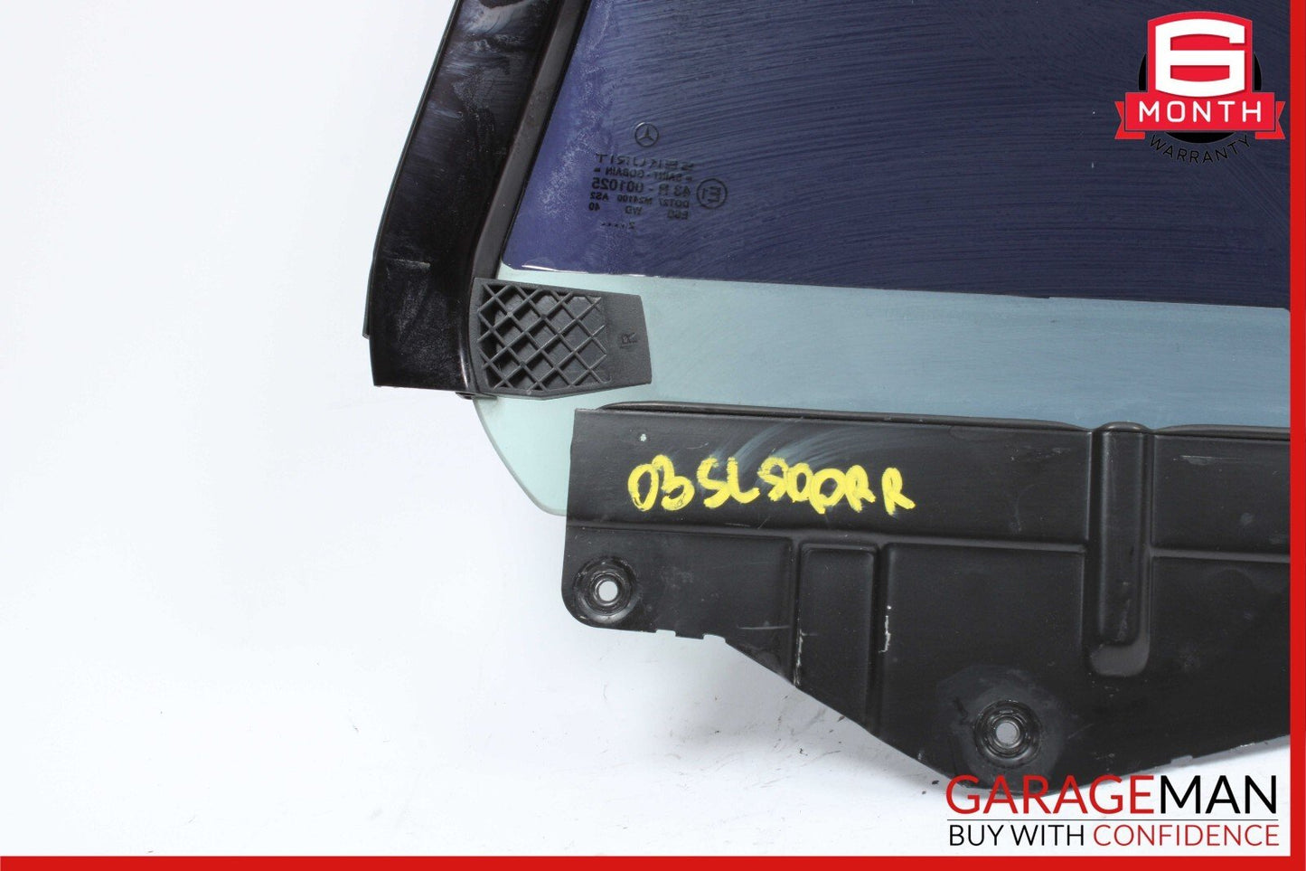 03-11 Mercedes R230 SL500 Rear Right Side Door Window Quarter Auto Glass Tinted