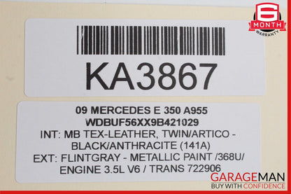07-09 Mercedes CLS350 E350 E550 Hazard Light Door Lock Switch Panel Control Wood