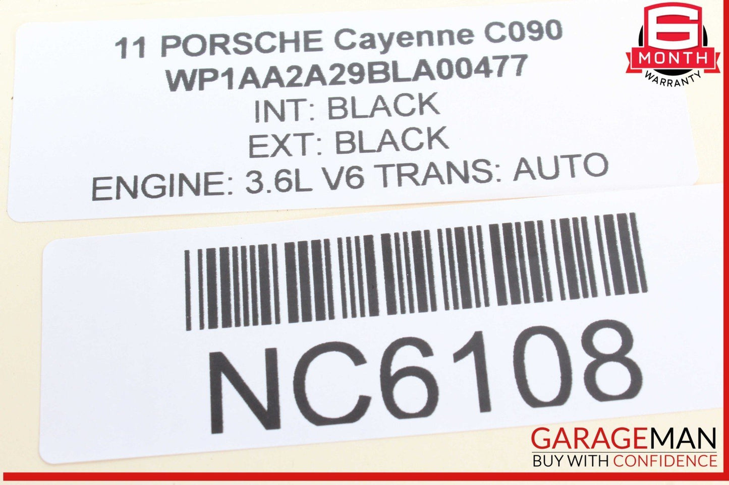 11-18 Porsche Cayenne 958 Right or Left Side Fog Light Lamp OEM