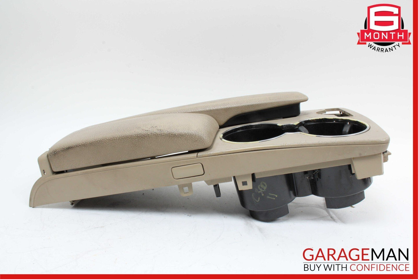 08-14 Mercedes W204 C300 C250 Center Console Armrest Cup Holder Compartment Assy