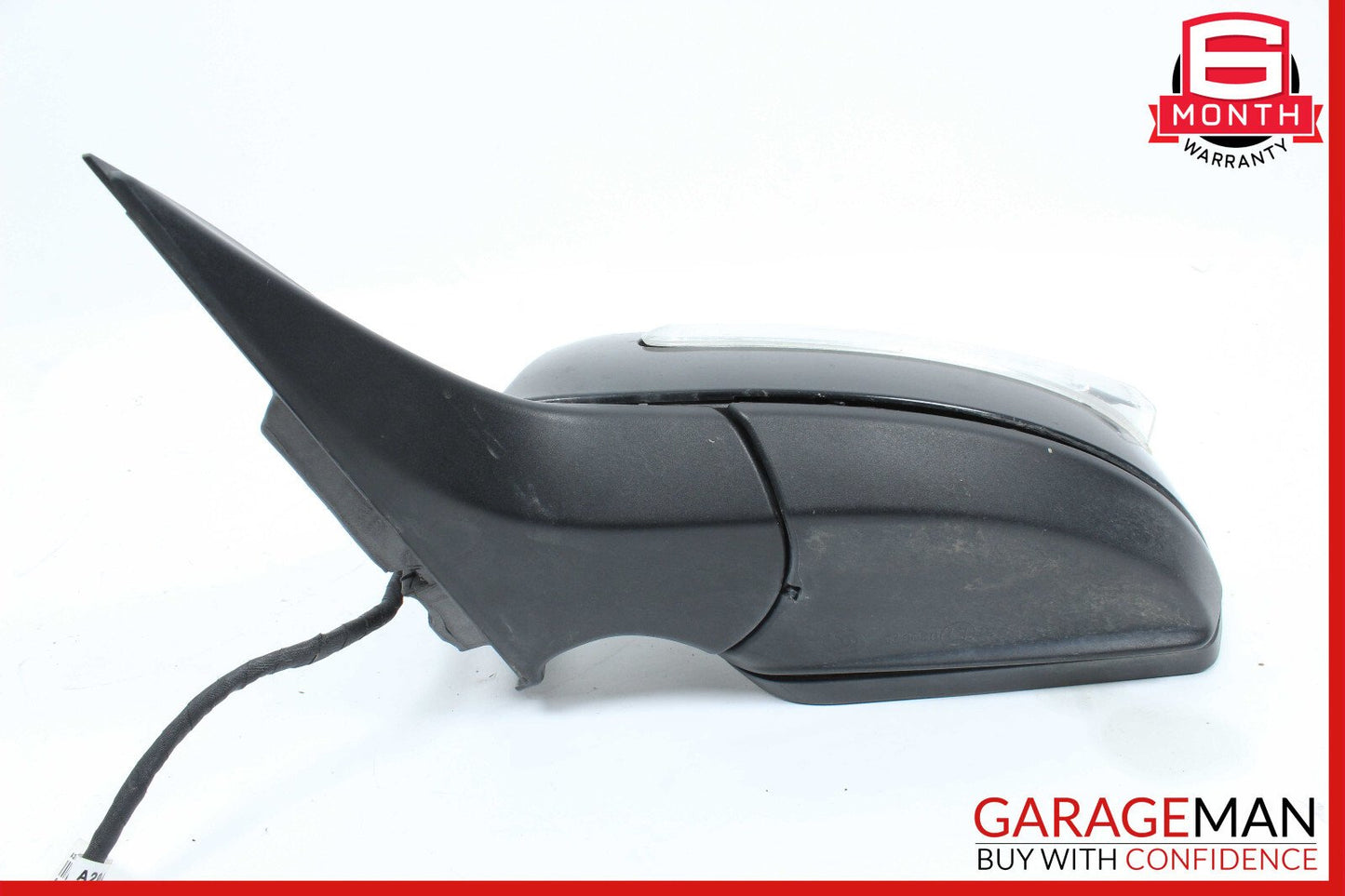 08-09 Mercedes W204 C300 Front Left Side Mirror Door Rear View Black OEM