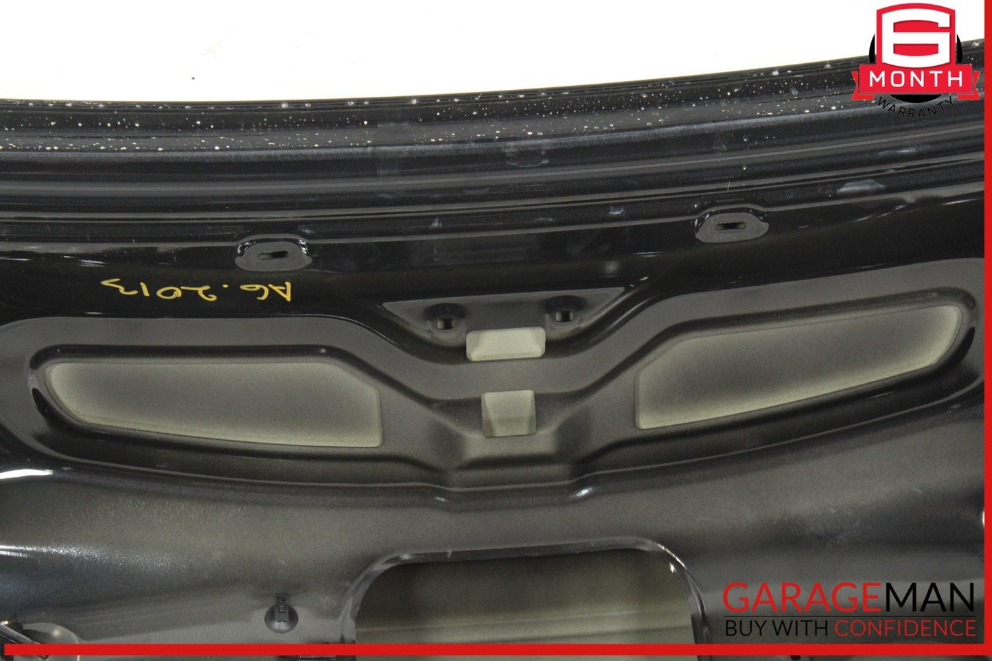 12-18 Audi A6 Rear Trunk Lid Deck Shell Panel Black OEM
