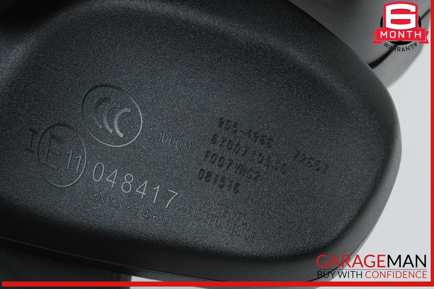 17-22 Maserati Ghibli Quattroporte Interior Rear View Mirror Black 670071053 OEM
