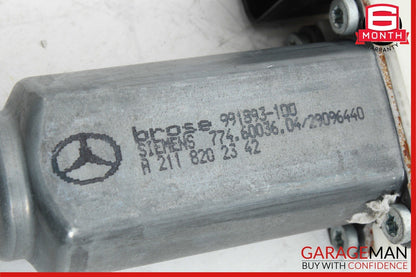 03-09 Mercedes W211 E320 E550 Rear Left Side Door Window Regulator Motor Unit