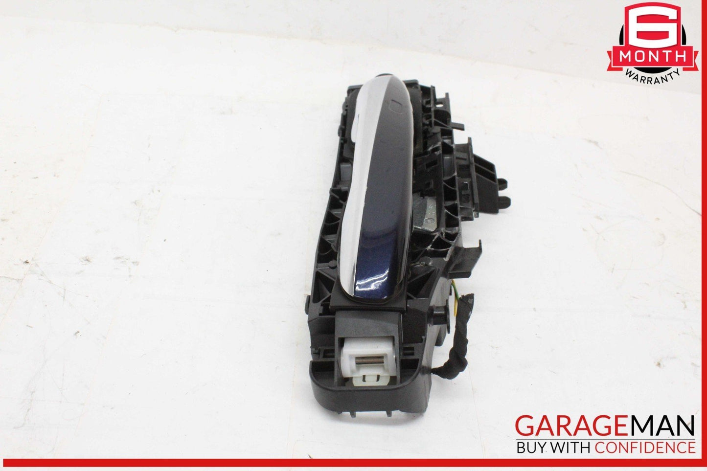 15-20 Mercedes W205 C300 Rear Left Driver Side Exterior Door Handle Blue OEM