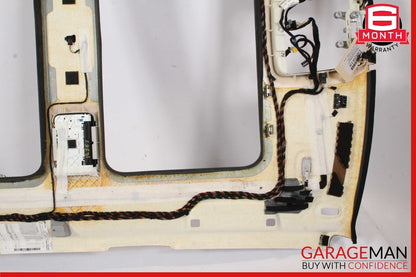 10-13 Mercedes W221 S550 S63 AMG Alcantara Roof Headliner Pillars Sun Visors Set