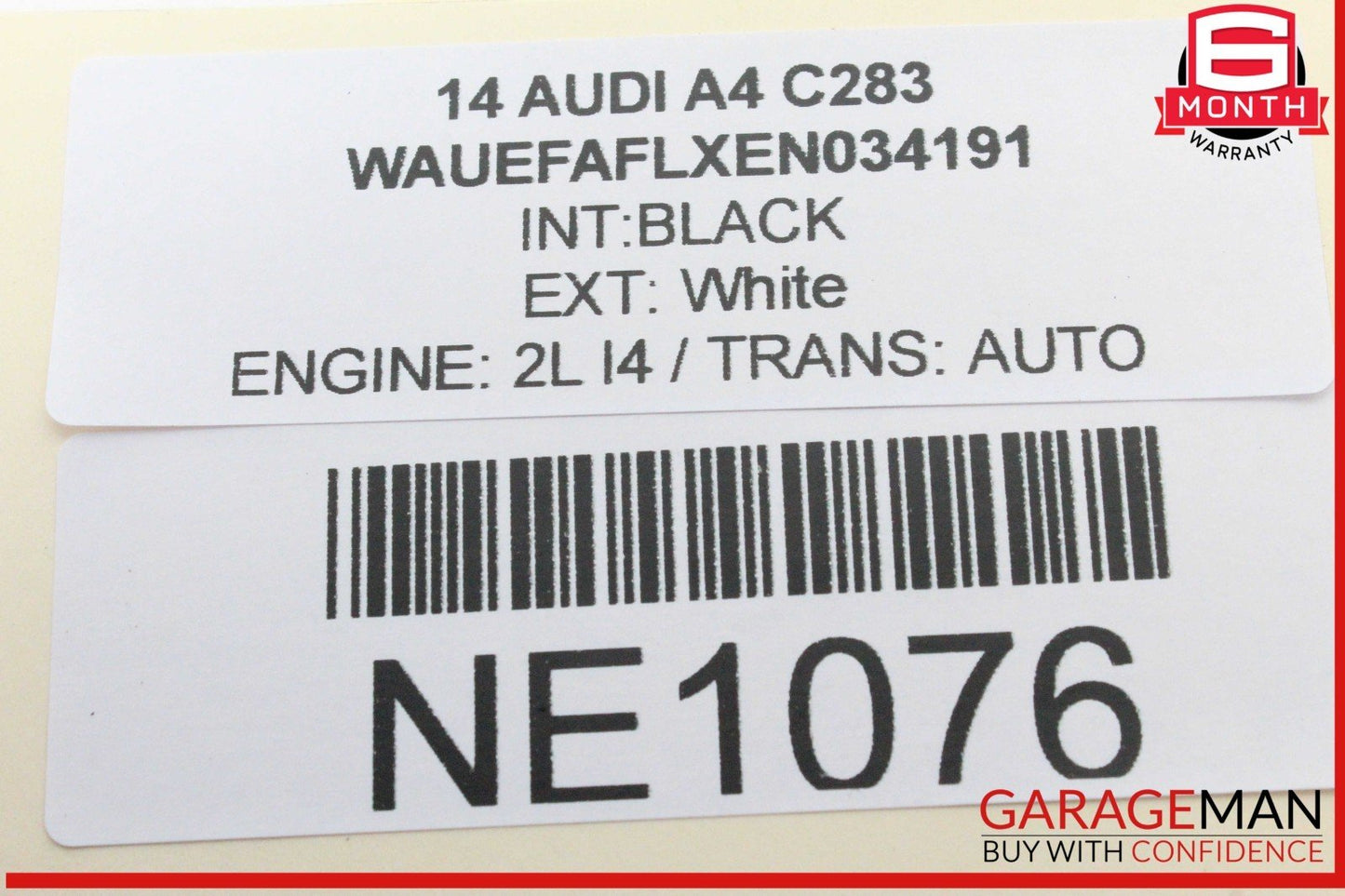 09-17 Audi A4 Q5 A5 Front Right Side Suspension Upper Rearward Control Arm OEM