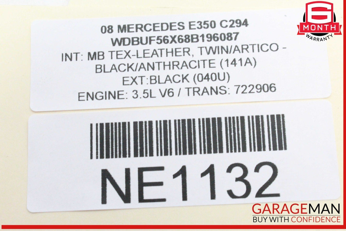 03-11 Mercedes-Benz E350 Central Gateway Control Module Unit 2115408445 Genuine