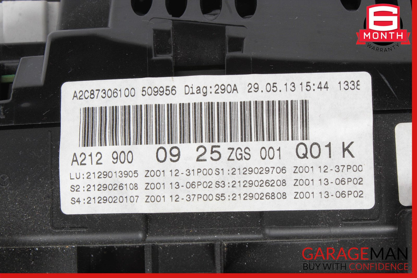 10-16 Mercedes W212 E350 E550 Instrument Cluster Speedometer OEM