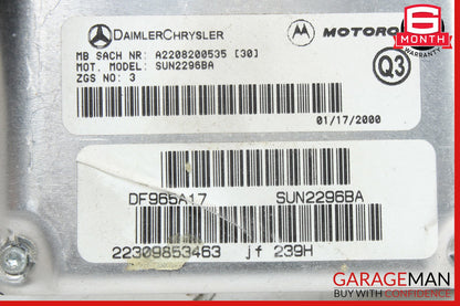 00-06 Mercedes W208 CLK430 CL500 Voice Command Control Module 2208200535 OEM