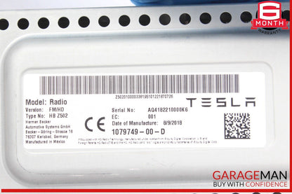 17-23 Tesla Model 3 Radio Receiver FM/HD Control Module Unit 107974900D OEM