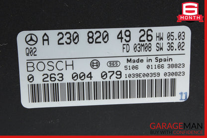 03-06 Mercedes R230 SL500 SL55 Park Parking Assist Control Module 2308204926 OEM