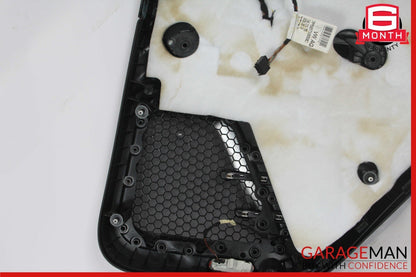 11-18 Porsche Cayenne 958 Rear Left Side Interior Door Panel Trim Assy Black
