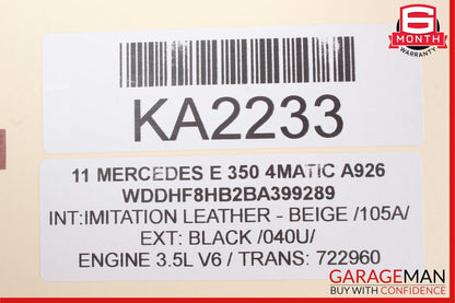 08-18 Mercedes W211 E550 GL450 R350 Subwoofer Amp Amplifier Harman Becker OEM