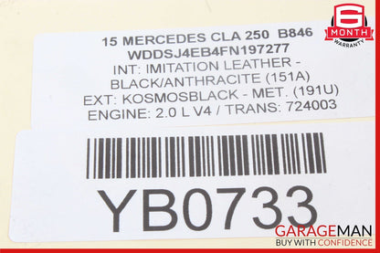 08-20 Mercedes W117 CLA250 CLA200 Front Right Side Door Lock Latch Actuator OEM