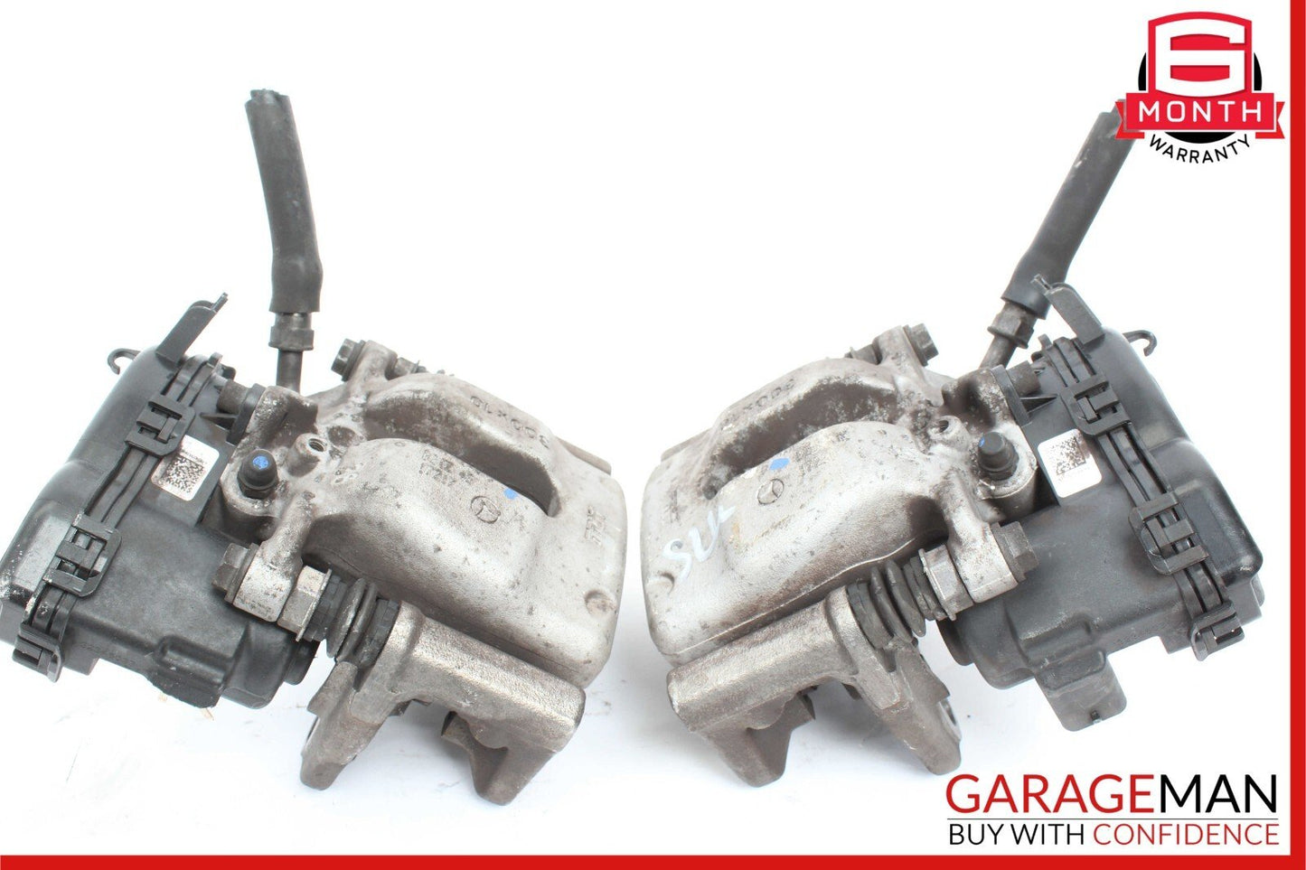 12-20 Mercedes R172 SLK250 SLC300 Rear Left and Right Brake Calipers Set OEM