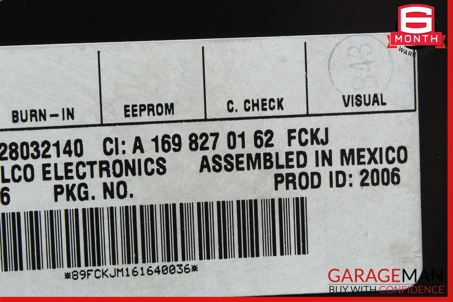 03-11 Mercedes SLK280 E350 ML550 Sirius Satellite Radio Receiver Module Unit