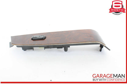 00-02 Mercedes W220 S55 AMG Front Right Passenger Window Switch Panel Wood OEM