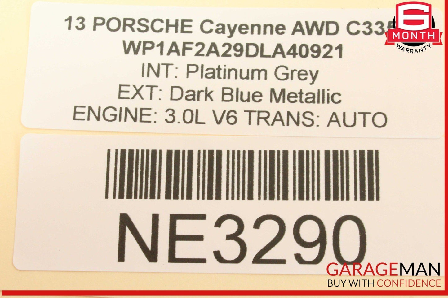 10-18 Porsche Cayenne 958 AWD Parking Buzzer Sensor Speaker 7PP035709A OEM